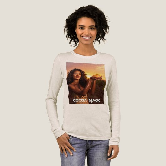 COCOA MAGIC Tri-Blend SHIRT (Volle Vorderseite)