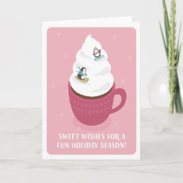 Cocoa Mountain Holiday Card (blank inside) Karte