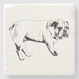 Cocoa Night Bulldog Untersetzer