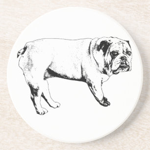 Cocoa Night Bulldog Untersetzer