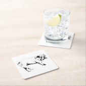 Cocoa Night Bulldog Untersetzer (Vor Ort)