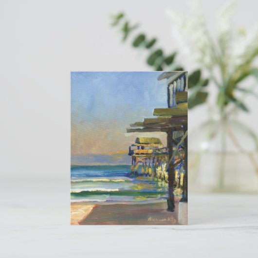 Cocoa Pier Postkarte (Stehend Vorderseite)