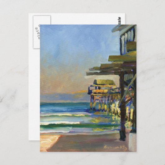 Cocoa Pier Postkarte (Vorne/Hinten)