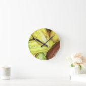 Cocoa pods runde wanduhr (Zuhause)