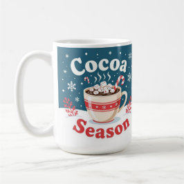 Cocoa season merry christmas kaffeetasse
