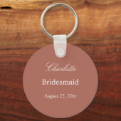 Cocoa Sienna Bridesmaid Vielen Dank Schlüsselanhän Schlüsselanhänger (Vorderseite)