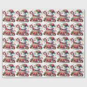 Cocoa Snuggle Marshmallow Wrapping Paper Geschenkpapier (Flach)