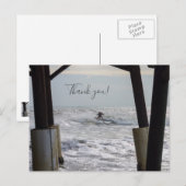 Cocoa Surfing Danke Postcard Postkarte (Vorne/Hinten)