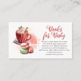 Cocoa und Macarons Girl Showbücher für Baby Begleitkarte