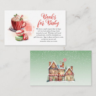 Cocoa und Macarons Girl Showbücher für Baby Begleitkarte