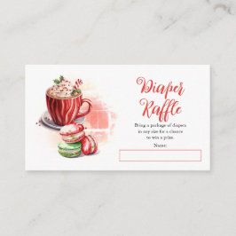 Cocoa und Macarons Girl Shower Windschutzscheibe Begleitkarte