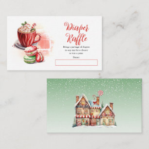 Cocoa und Macarons Girl Shower Windschutzscheibe Begleitkarte