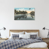 Cocoanut Grove, FL - Curtis James Anwesen Canal Leinwanddruck (Insitu (Schlafzimmer))
