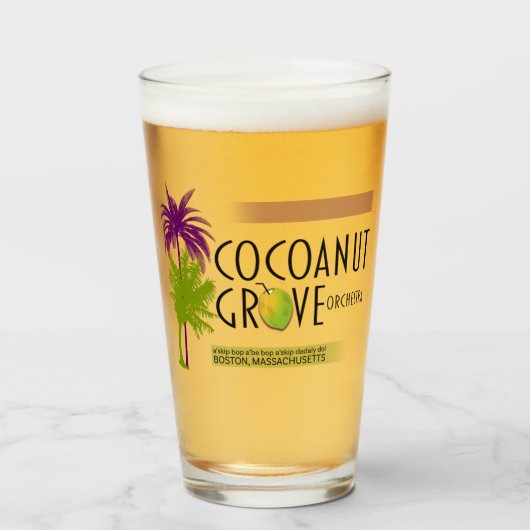 Cocoanut Grove Orchestra Tumbler Glass (Vorne (Gefüllt))