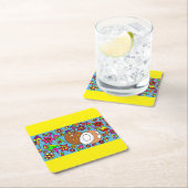 Cocoanut Tropical Sorbet Air Freshener Rechteckiger Pappuntersetzer (Vor Ort)