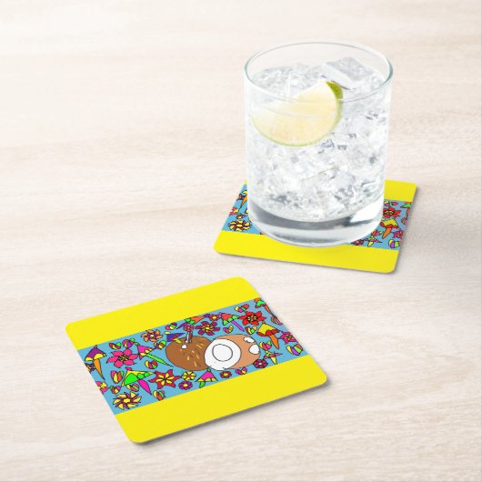 Cocoanut Tropical Sorbet Air Freshener Rechteckiger Pappuntersetzer (Vor Ort)