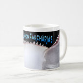 CoCoaodon Carcharias-Haifisch-Tasse - Blau Kaffeetasse (VorderseiteRechts)