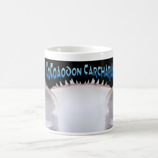 CoCoaodon Carcharias-Haifisch-Tasse - Blau Kaffeetasse (Mittel)