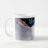 CoCoaodon Carcharias-Haifisch-Tasse - Blau Kaffeetasse (Links)