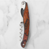 Cocobolo (Holz)-Imitate beenden Kellnermesser (Vorderseite)