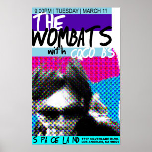 CoCoBs an Spaceland Plakat