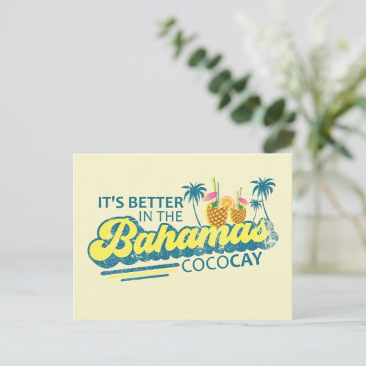 CocoCay Bahamas Postcard Aussichtskarte Postkarte (Stehend Vorderseite)