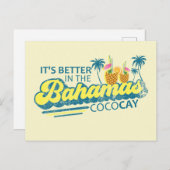 CocoCay Bahamas Postcard Aussichtskarte Postkarte (Vorne/Hinten)
