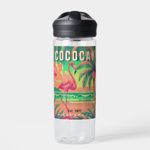 CocoCay Bahamas Retro Flamingo Souvenir 1950er Jah Trinkflasche