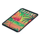 CocoCay Bahamas Retro Flamingo Souvenir 1950s Magnet (Linke Seite)