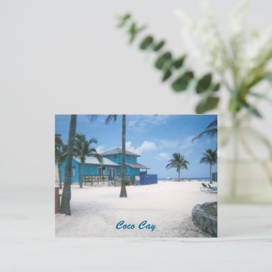 CocoCay Postkarte (Stehend Vorderseite)
