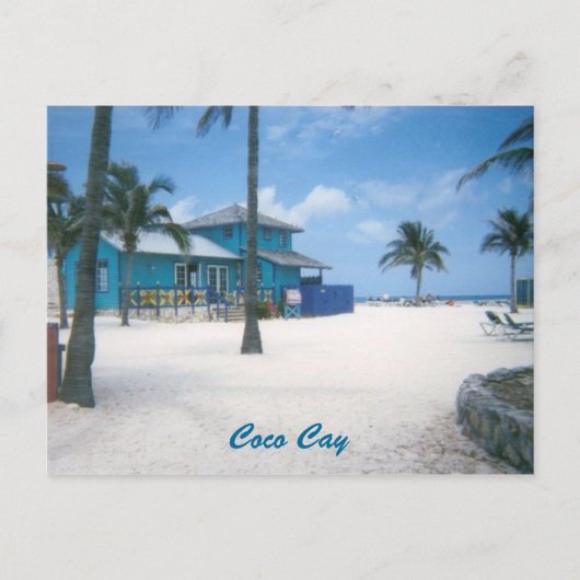 CocoCay Postkarte (Vorderseite)