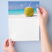 Cococktail am Strand Flyer (Hand)