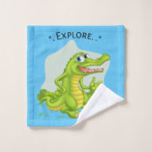 Cocodrille explorer badhandtuch set (Waschlappen)