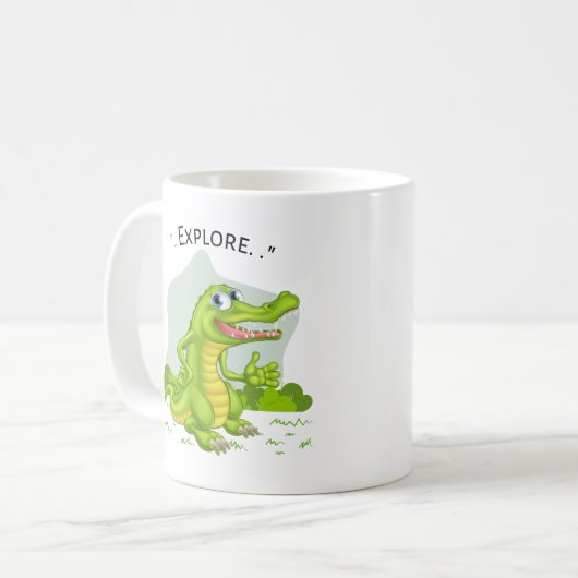 Cocodrille explorer kaffeetasse (Vorderseite Links)