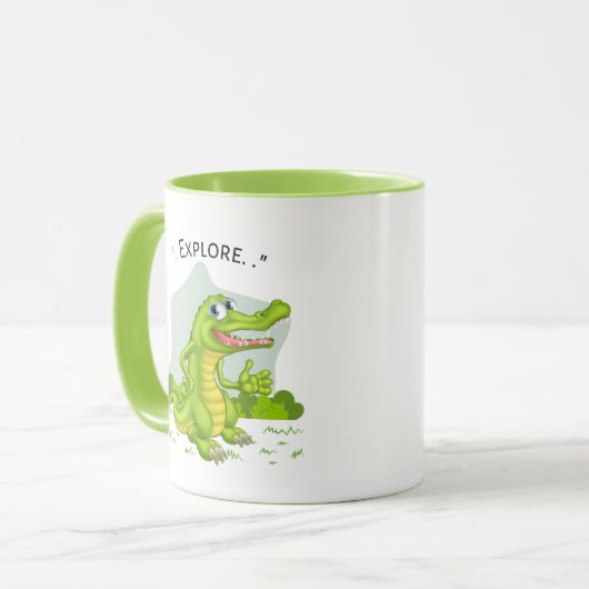 Cocodrille explorer tasse (Vorderseite Links)