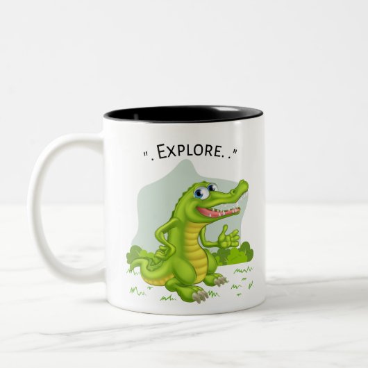 Cocodrille explorer zweifarbige tasse (Links)