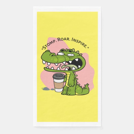 Cocodrille Serviette (Vorderseite)