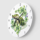 cocodrille style große wanduhr (Winkel)