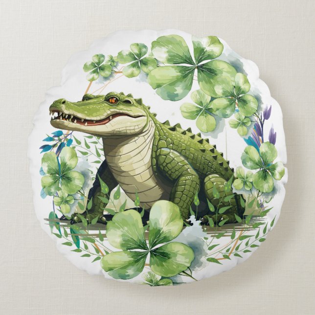 cocodrillo rundes kissen (Vorderseite)