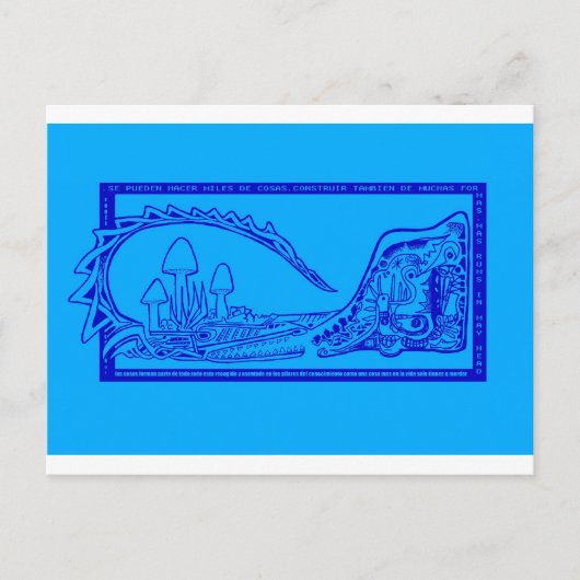 Cocodrilo Postkarte (Vorderseite)