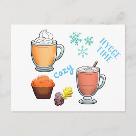 Cocoffee Cosy Winter Hyge Time Postkarte