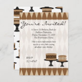 Cocolate Cakes Einladung (Vorne/Hinten)