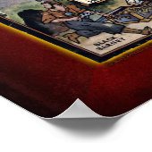 Cocomalt Bock Rogers Solar System Map Poster (Ecke)