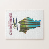 Coconino National Forest Arizona USA Karte Puzzle (Horizontal)