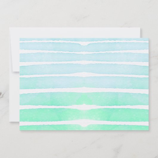 Coconut Aloha Tropical zum Geburtstag Einladung (Rückseite)