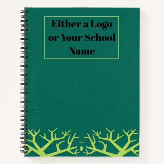 Coconut Baobab Delux Notebook Notizblock (Vorderseite)