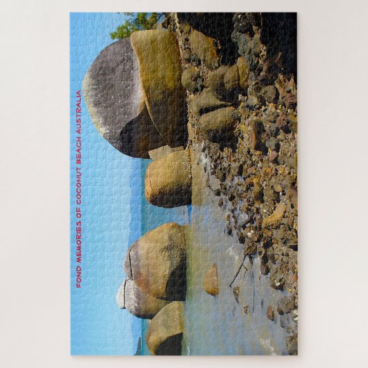 Coconut Beach Australia Jigsaw Puzzle (Vertikal)