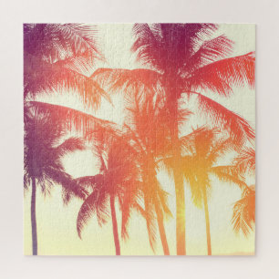 Coconut Beach: Vintage tropische Wärme. Puzzle