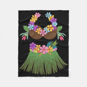 Coconut Bra Lei Blume Gr Rock Hula Party Hallow Fleecedecke