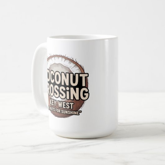 Coconut Crossing Kaffeetasse (Vorderseite Links)